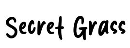 Secret Grass Font Image