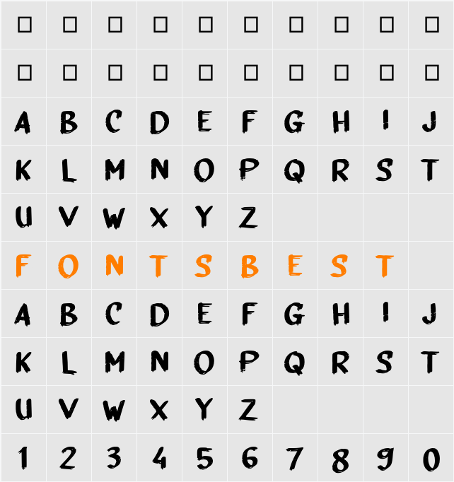 a Agustus Merdeka Character Map