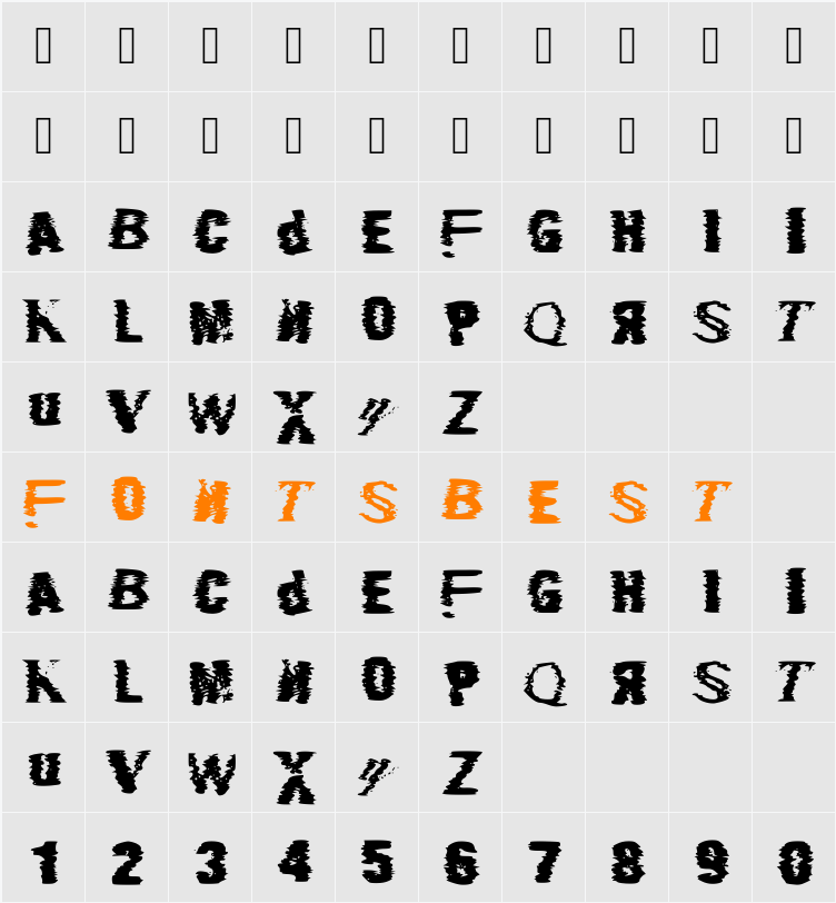 Bl Mindfuck Character Map