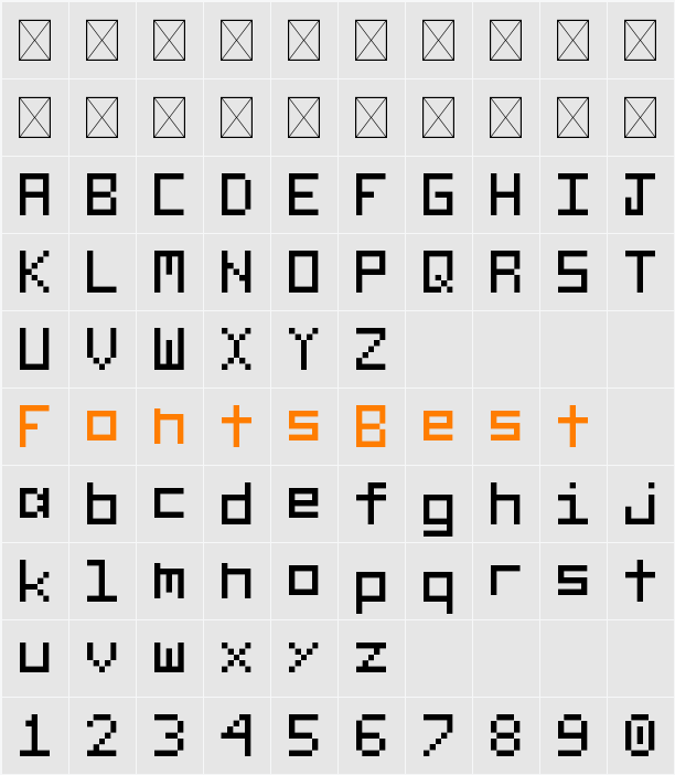 __CONSOLE__? Character Map