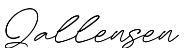 Qallensen Font Image