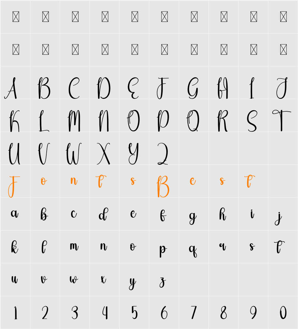 Virtually Character Map