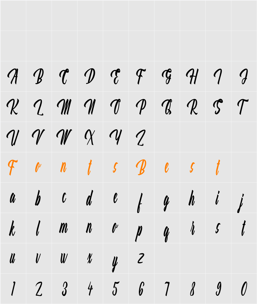 Aquilland  Character Map