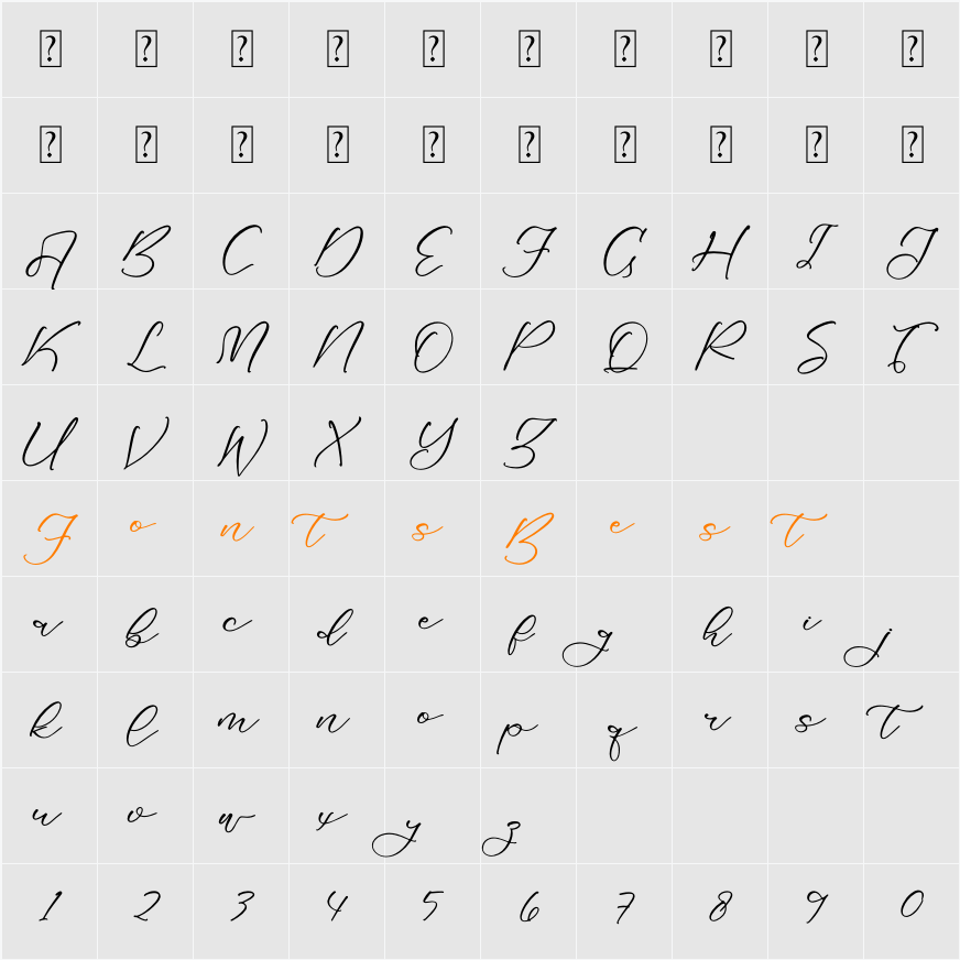 Kerhatine Witckity Character Map