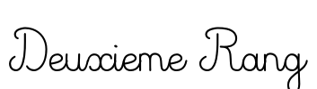 Deuxieme Rang