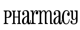 Pharmacy Font Image