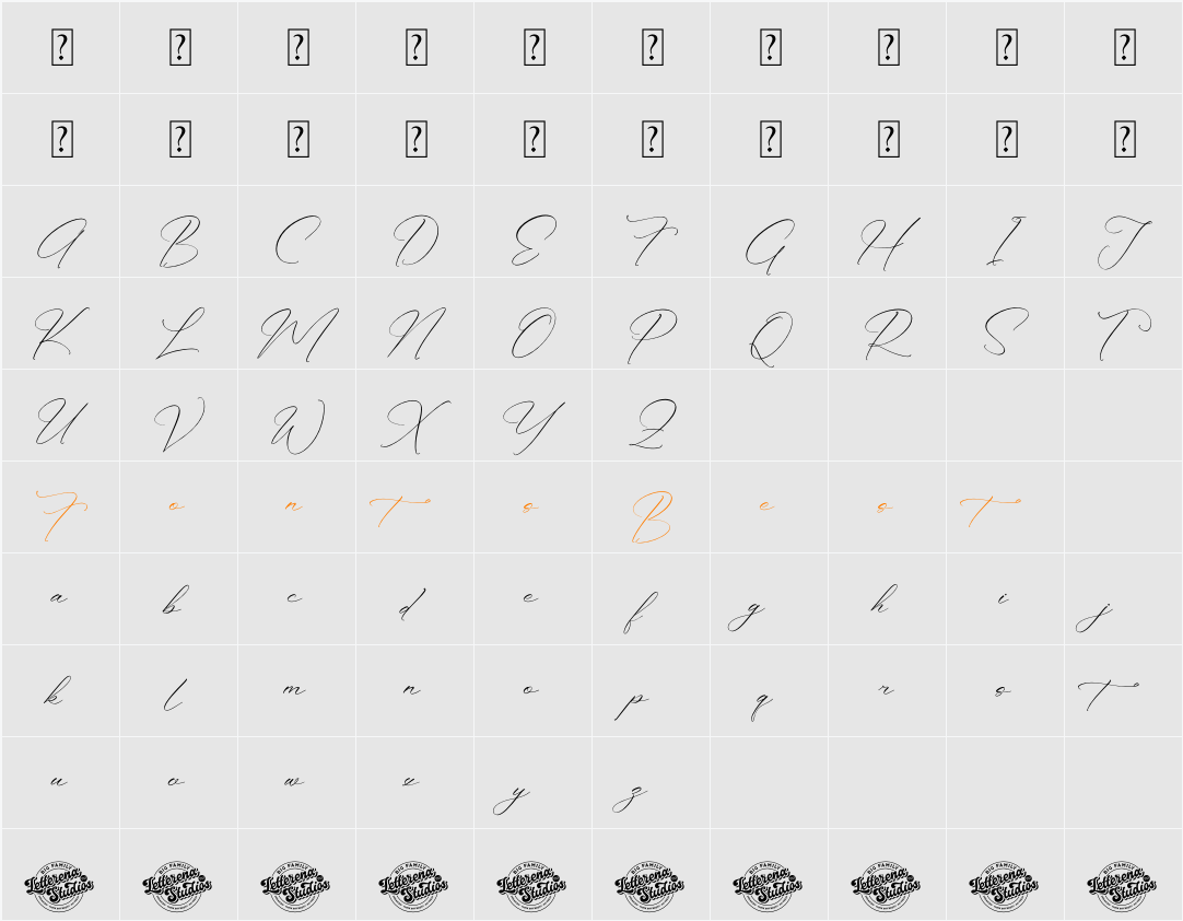 Anthellia DEMO VERSION Character Map