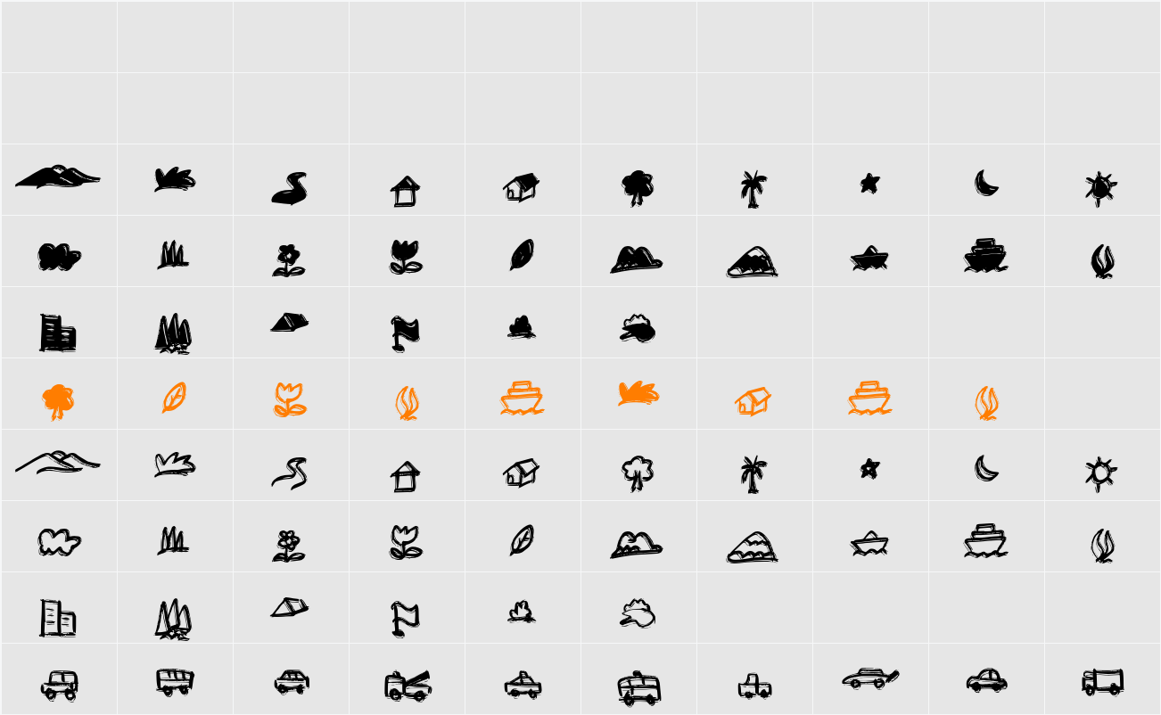 a Anak Cute Character Map