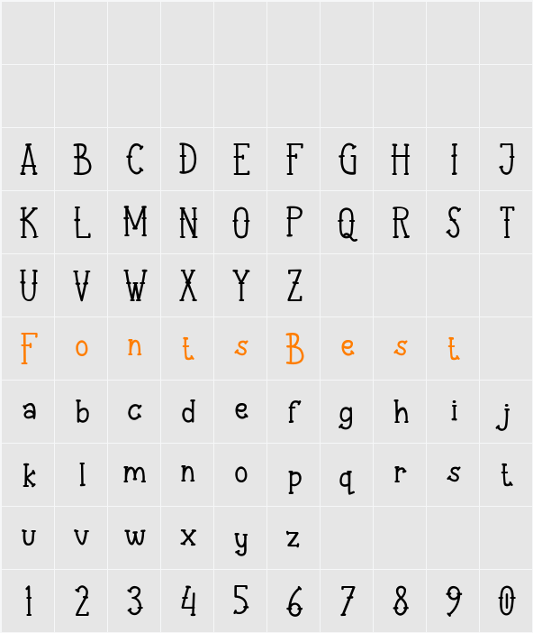 Aye Matey Character Map