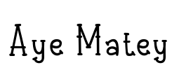 Aye Matey
