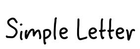 Simple Letter