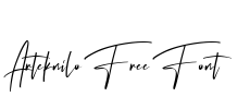 Arteknilo Free Font