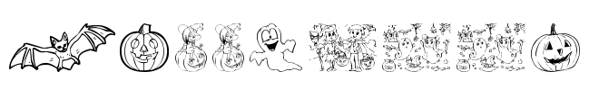 Halloween Font Image