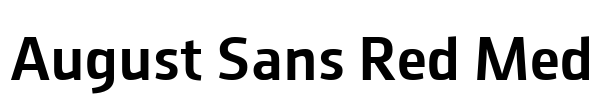 August Sans Red Med