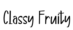 Classy Fruity