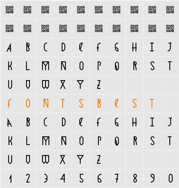 Astronmica Character Map