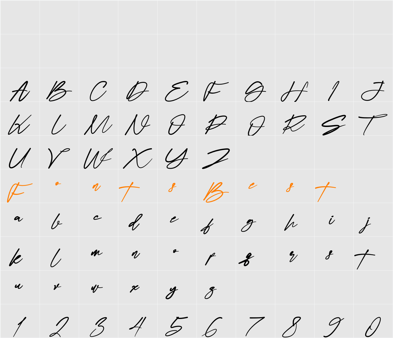 Talker Character Map