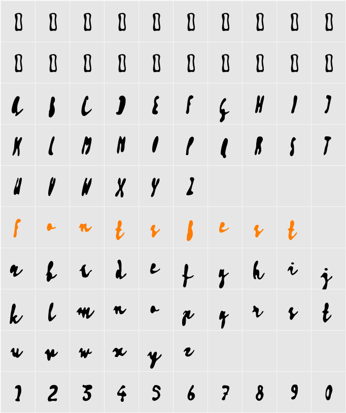 Artisoya Three Character Map