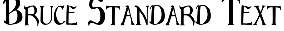 Bruce Standard Text