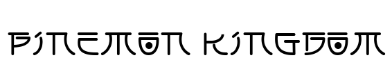 Pinemon Kingdom Font Image