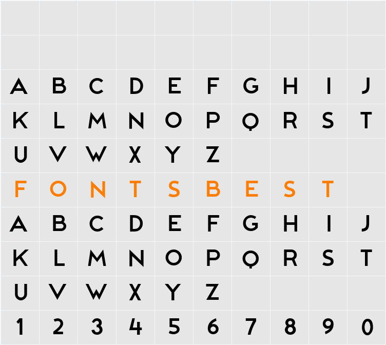 Aspect Ratio Character Map