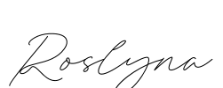 Roslyna Font Image