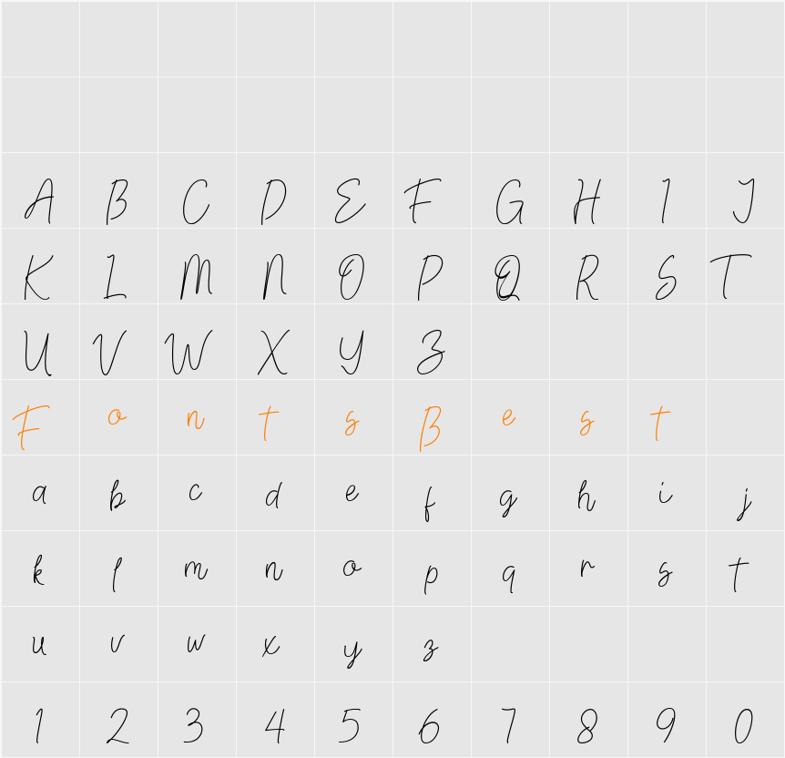 Astallya Character Map