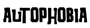 Autophobia Font Image