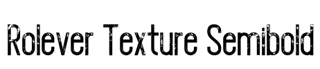 Rolever Texture Semibold