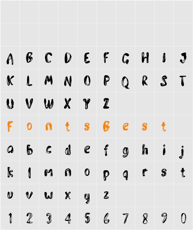 Vox Sleve-demo Character Map