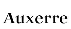 Auxerre Font Image