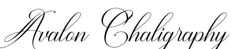 Avalon Chaligraphy Font Image