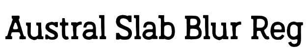 Austral Slab Blur Reg
