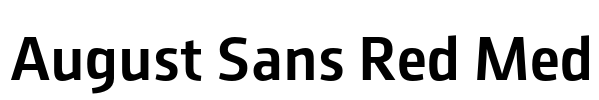 August Sans Red Med
