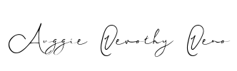 Auggie Devothy Demo Font Image