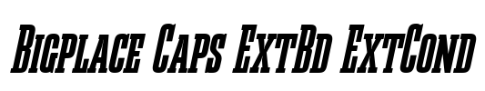 Bigplace Caps ExtBd ExtCond