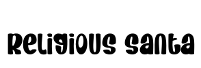 Religious Santa Font Image