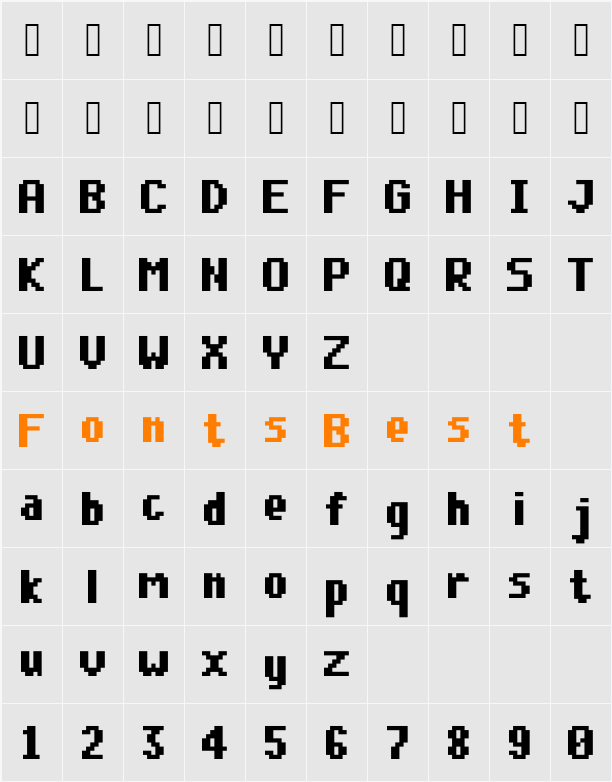 ArKkos Gmimi Character Map