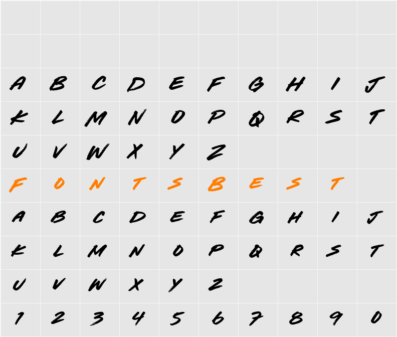 Hard Core - Demo Character Map