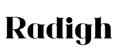 Radigh Font Image