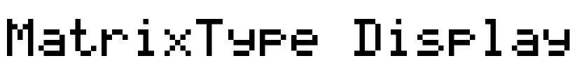 MatrixType Display