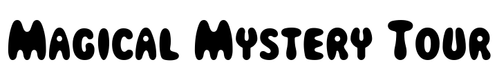 Magical Mystery Tour Font Image