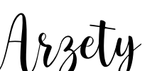 Arzety Font Image