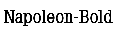 Napoleon-Bold Font Image