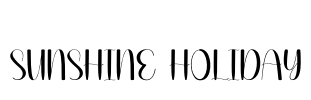 Sunshine Holiday
