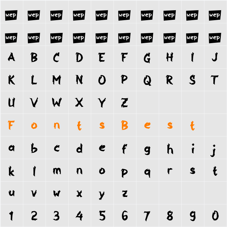 a Api Nyala Character Map