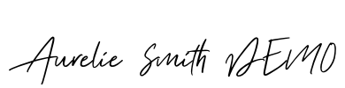 Aurelie Smith DEMO Font Image