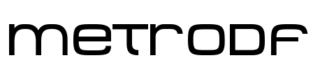 MetroDF Font Image