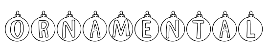 Ornamental Font Image