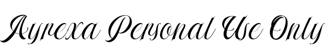 Ayrexa Personal Use Only